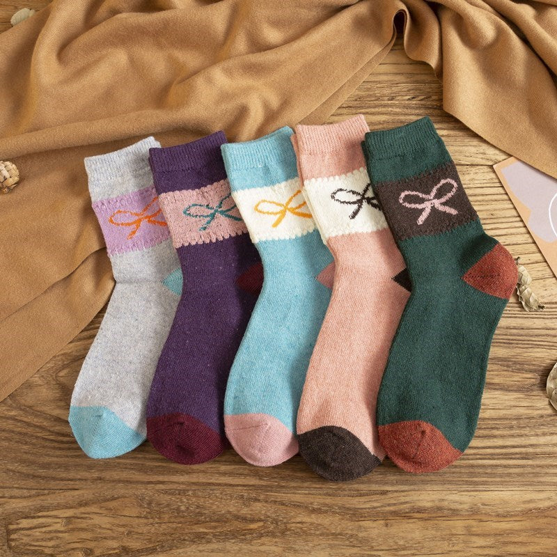 Golden Fawn Rabbit Hair Socks Women's Stockings