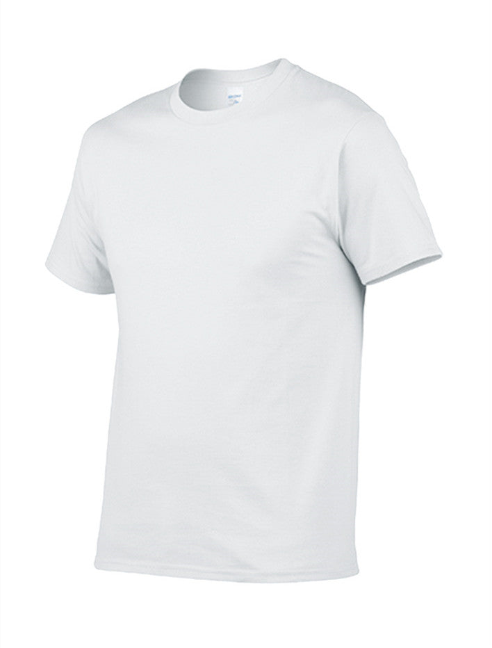 Men's cotton round neck bottoming shirt