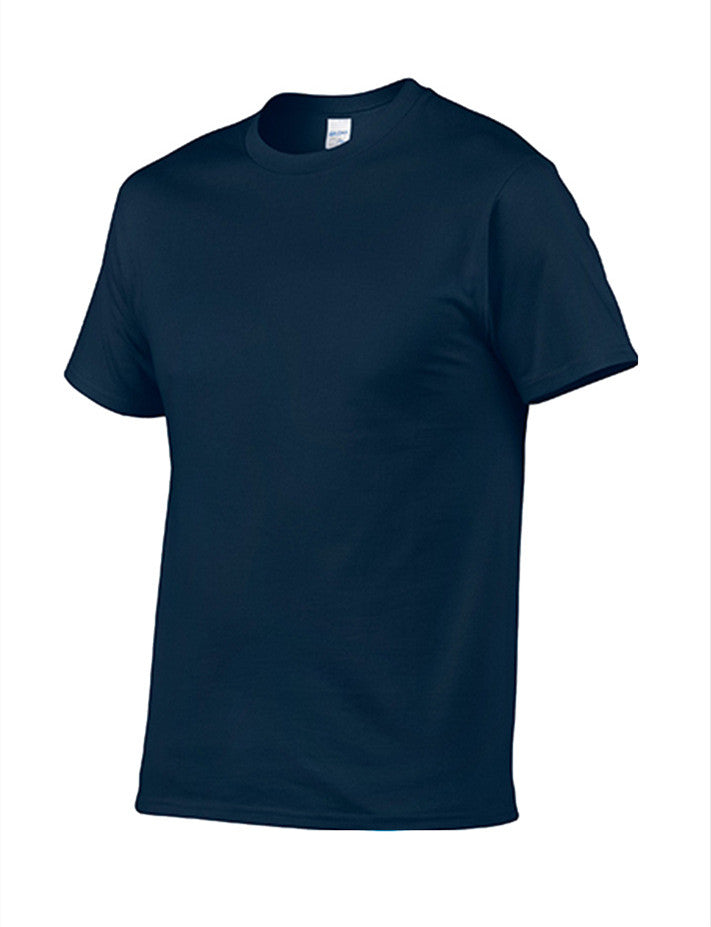 Men's cotton round neck bottoming shirt