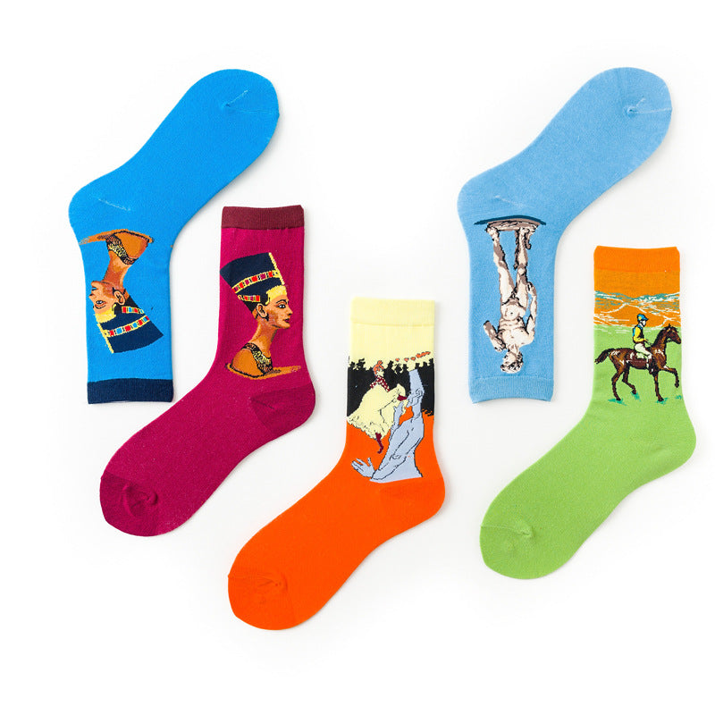 Men's Long Cotton Socks European And American Socks