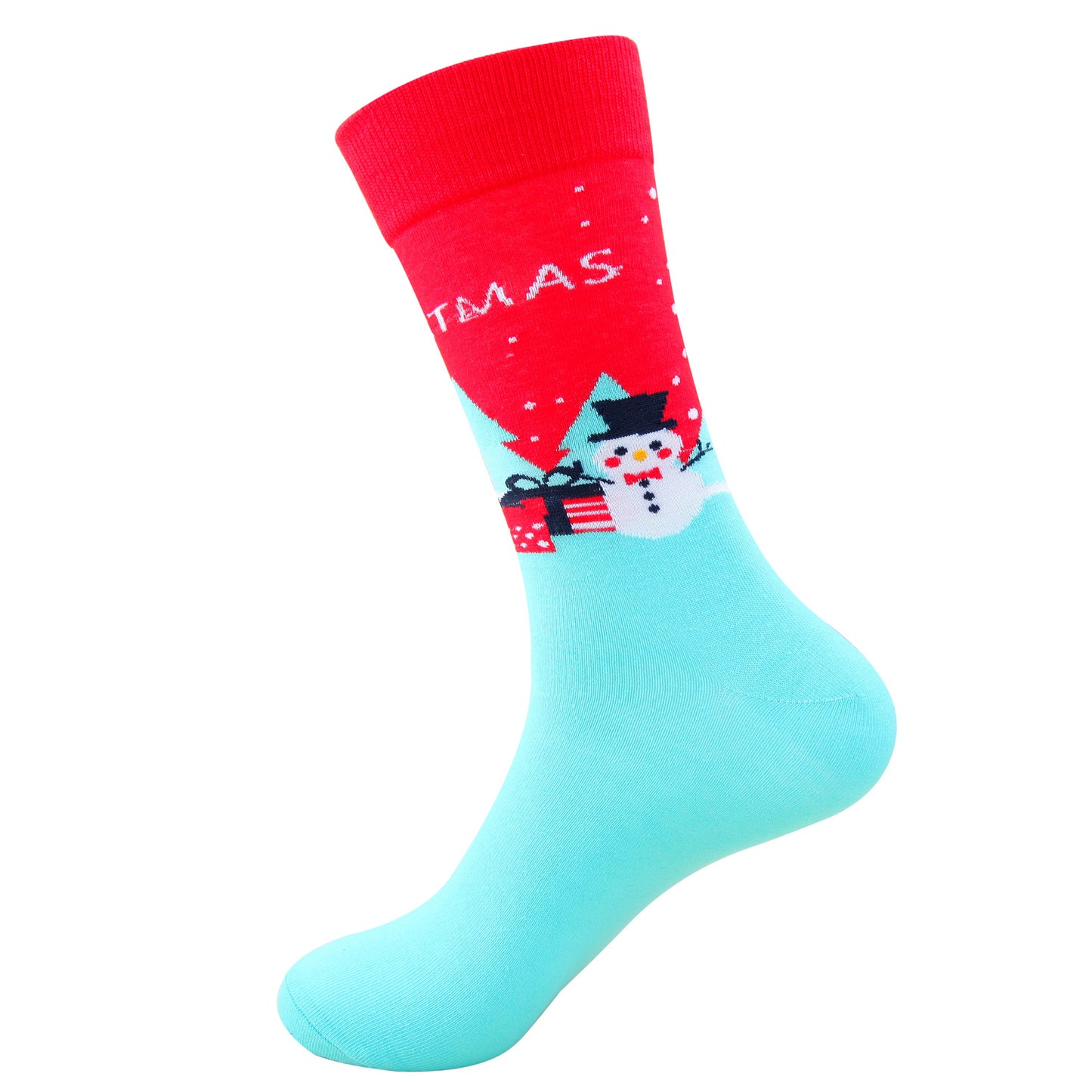 Santa Elk Cartoon Cotton Socks