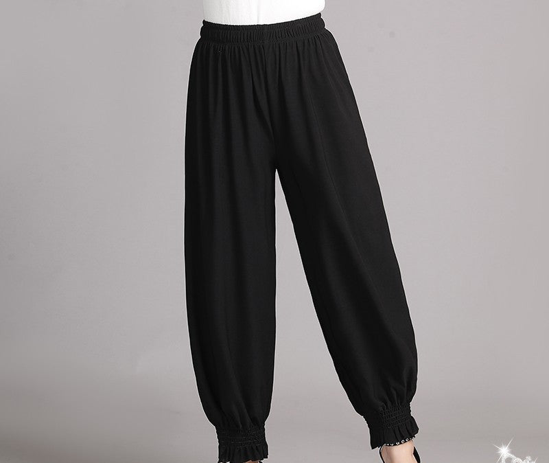 Summer Loose High Waist Slim Bloomers Large Size Pants