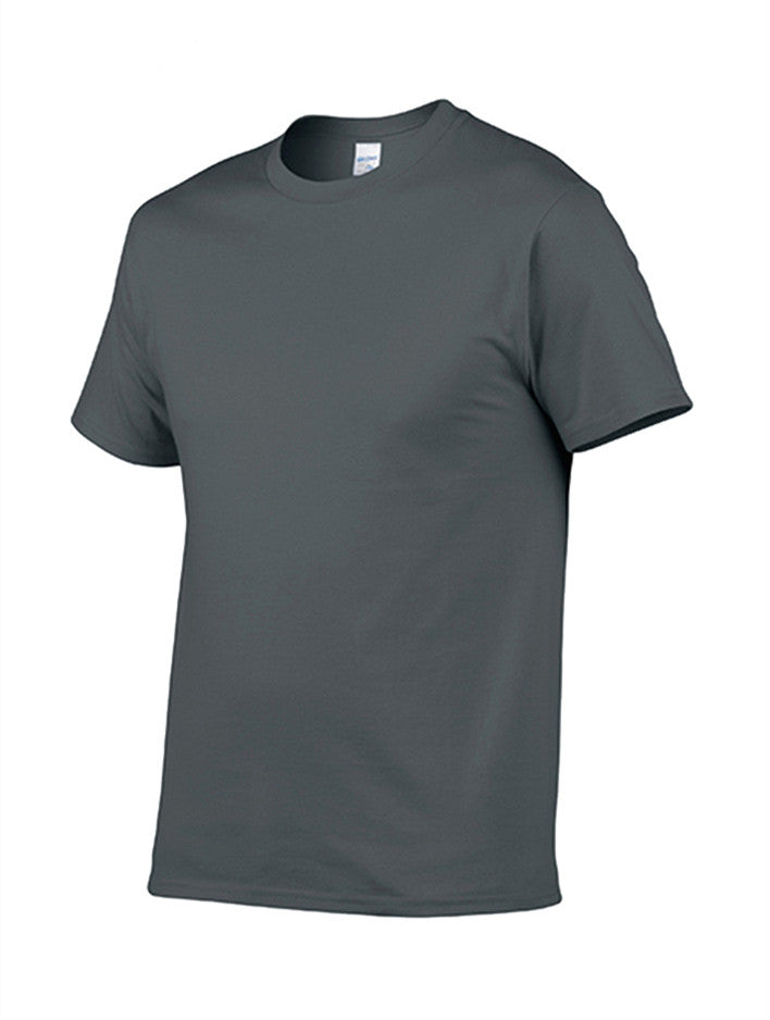 Men's cotton round neck bottoming shirt