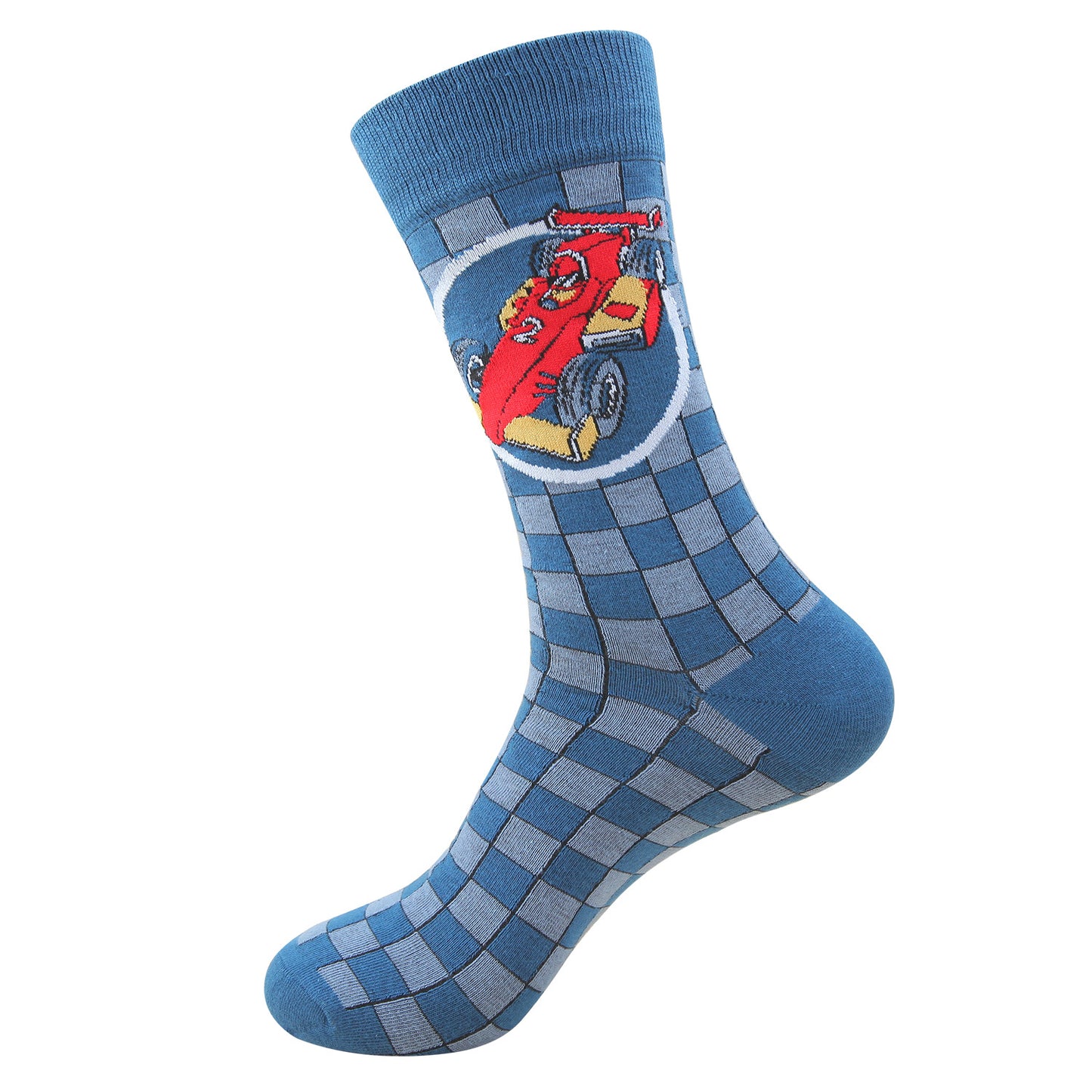 Santa Elk Cartoon Cotton Socks