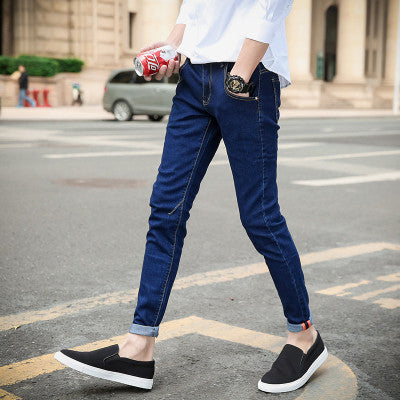 Men's cropped jeans