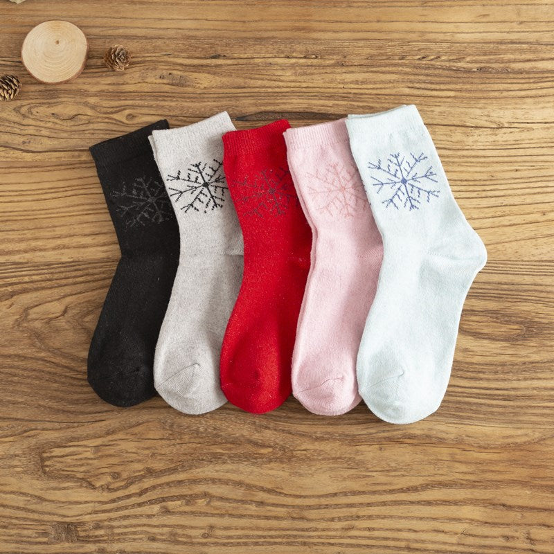 Golden Fawn Rabbit Hair Socks Women's Stockings