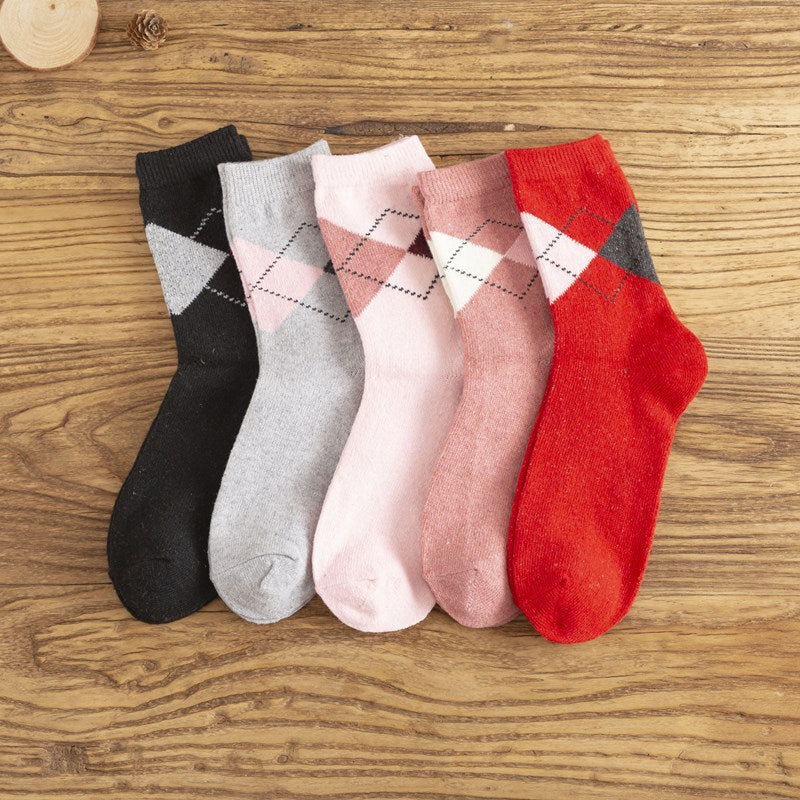 Golden Fawn Rabbit Hair Socks Women's Stockings