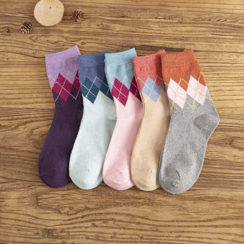 Golden Fawn Rabbit Hair Socks Women's Stockings