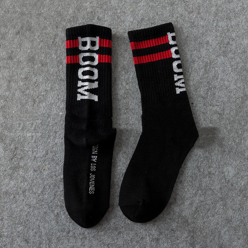 Men's Fashion Casual Mid-calf Cotton Socks