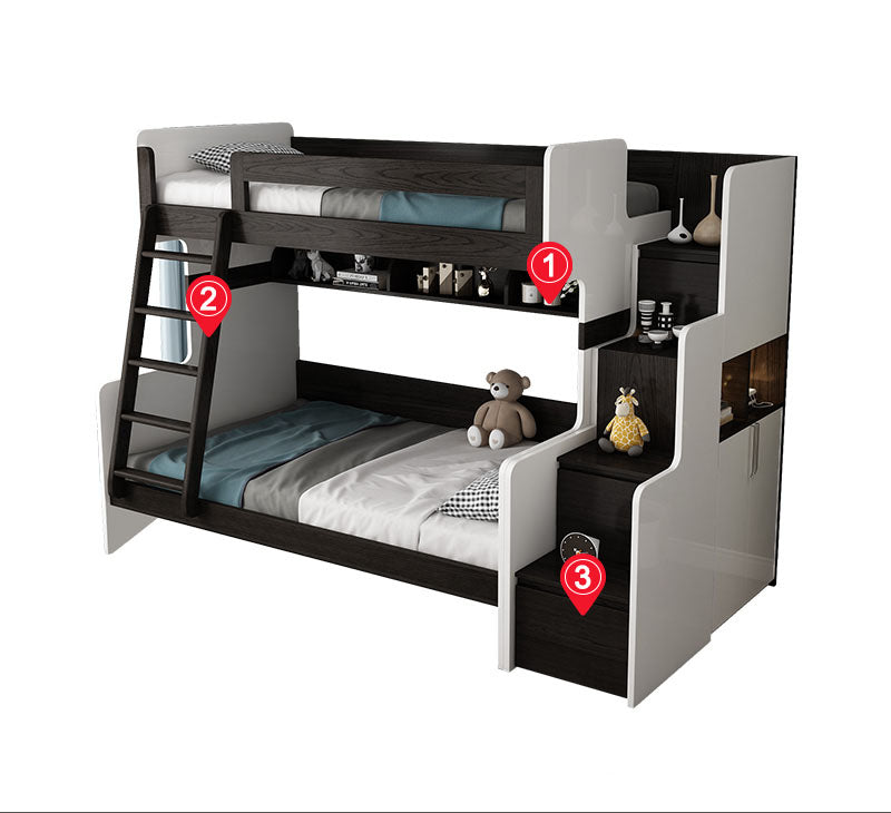 Simple Multi-function High And Low Bed Double Bed