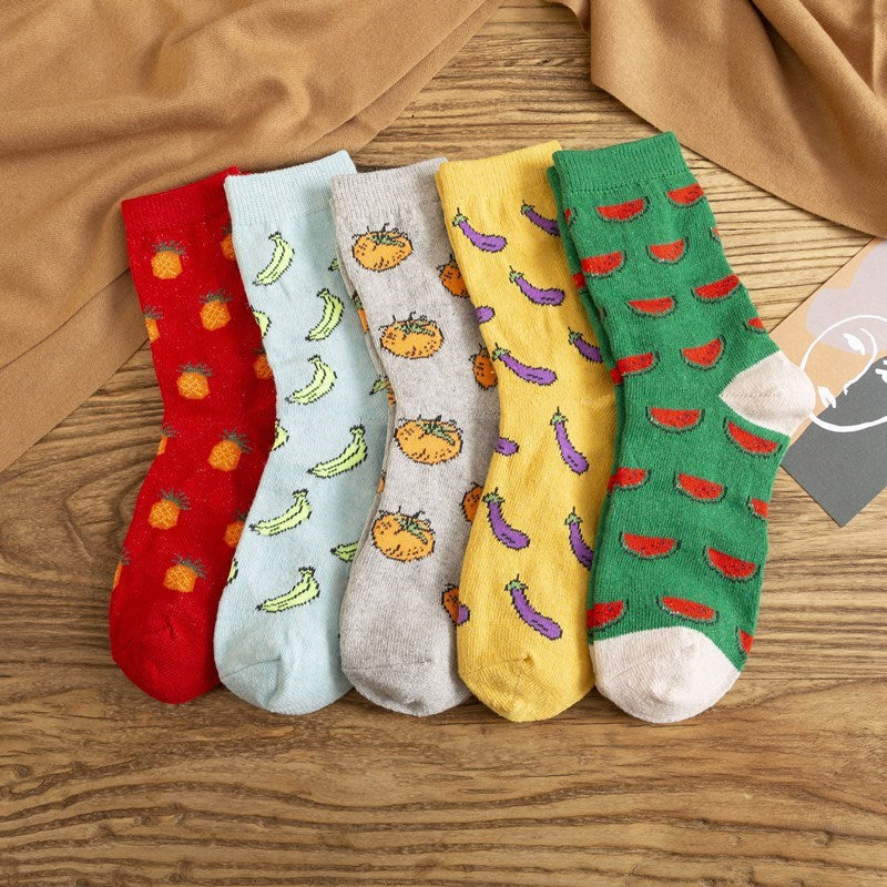 Golden Fawn Rabbit Hair Socks Women's Stockings