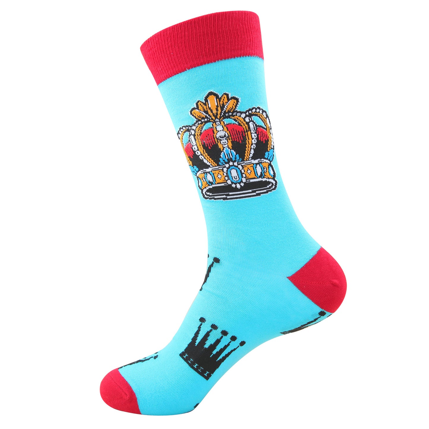 Santa Elk Cartoon Cotton Socks